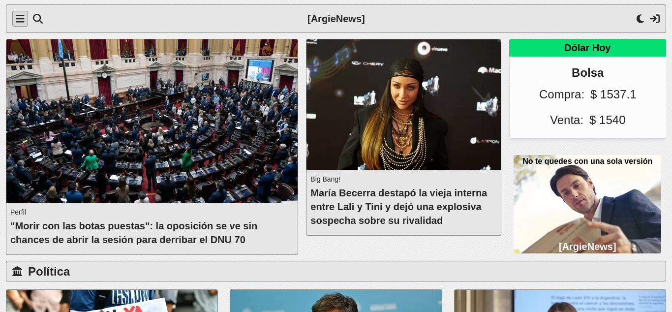 ArgieNews Screenshot