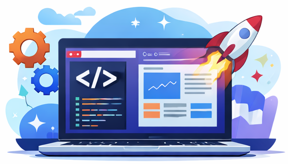 Illustration for Web Development